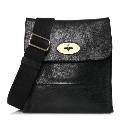 Mulberry Natural Grain Calfskin Antony Messenger Crossbody Black 1 of 21