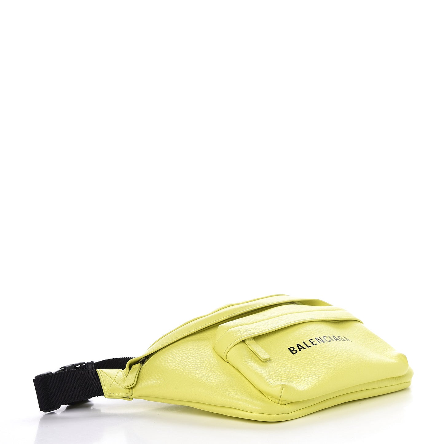 Smooth Calfskin Logo Large Everyday Beltpack Acid Green