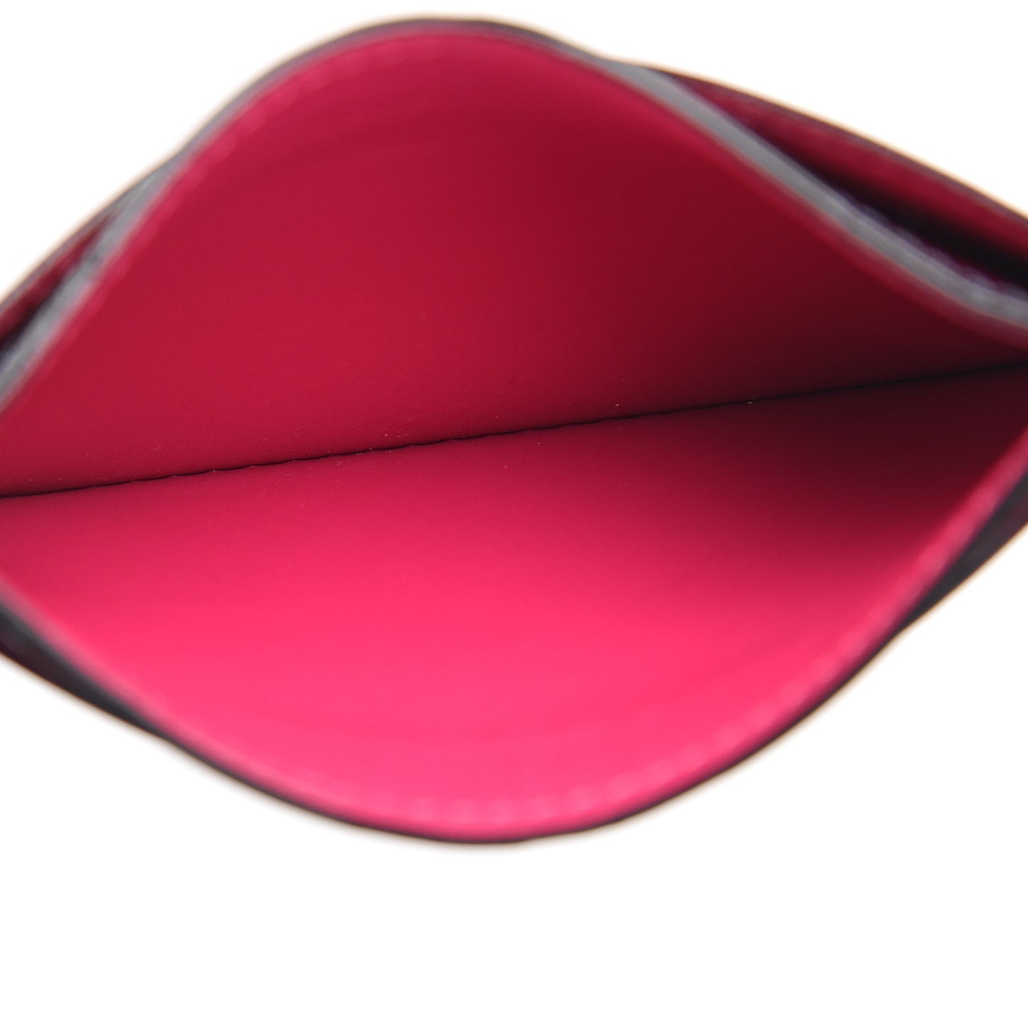 Metallic Vernis Card Holder Blue Pink