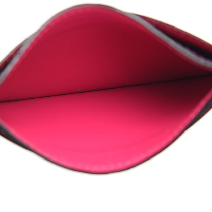 Louis Vuitton Metallic Vernis Card Holder Blue Pink 4 of 5