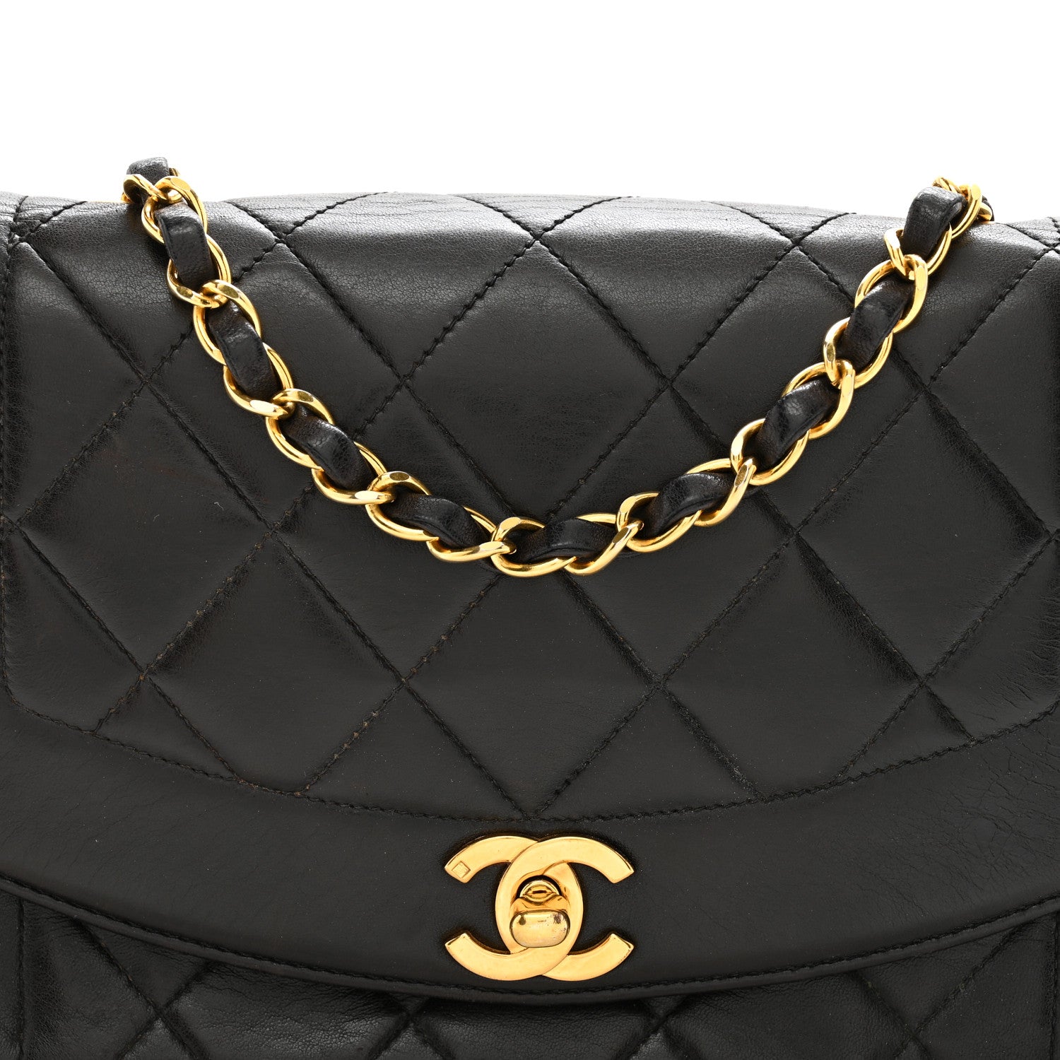 Chanel Lambskin Quilted Small Single Flap Black 5 of 10