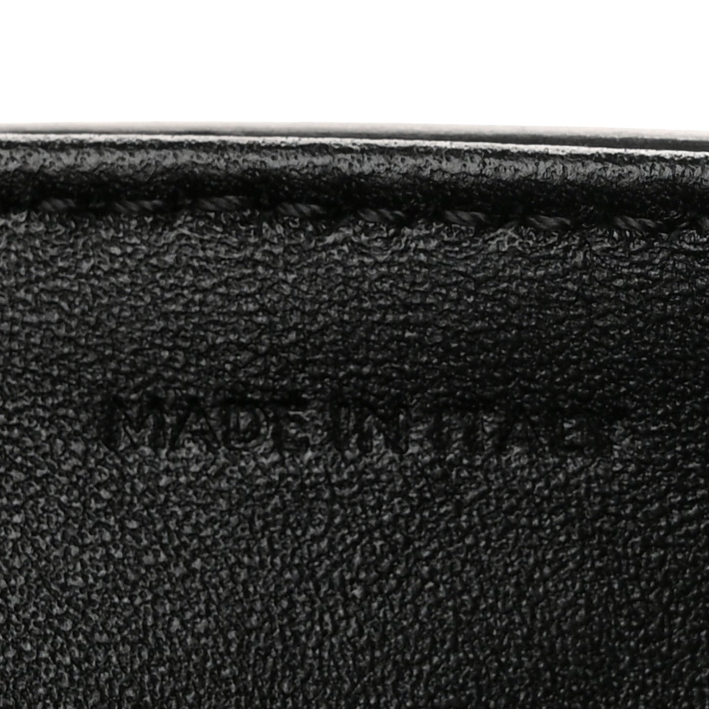 Shiny Calfskin Triomphe Shoulder Bag Black