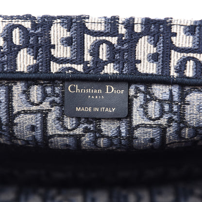 Christian Dior Oblique Medium Book Tote Blue Multicolor 6 of 11