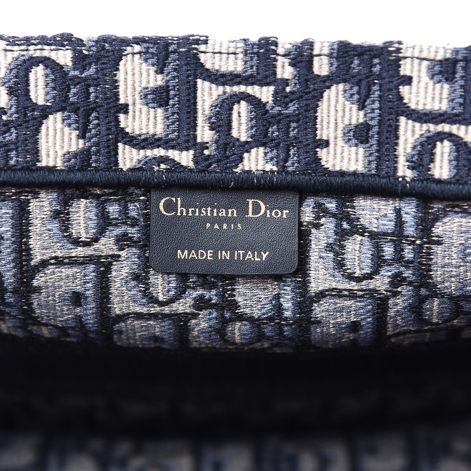 Christian Dior Oblique Medium Book Tote Blue Multicolor 6 of 11