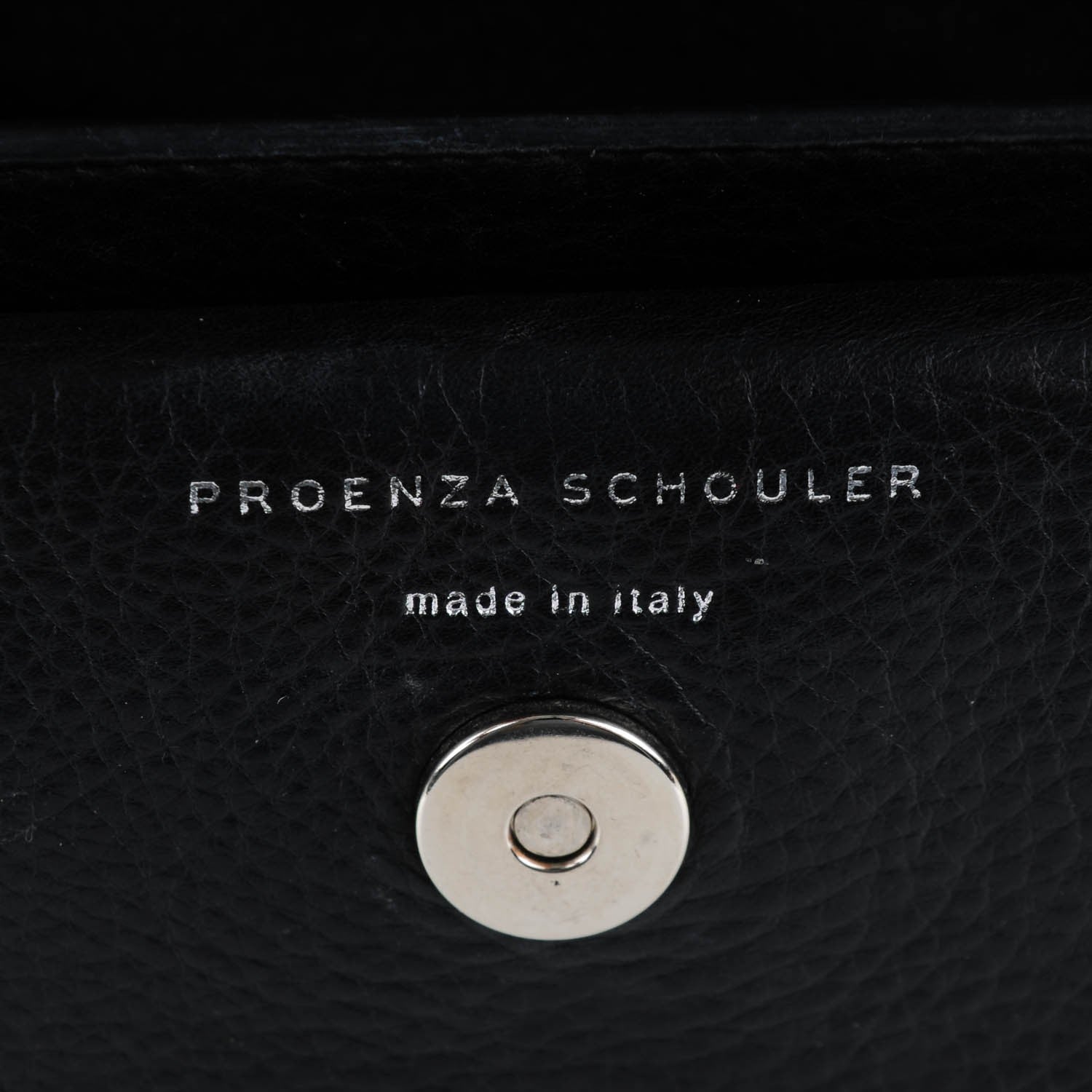 Proenza Schouler Textured Calfskin Mini PS11 Classic Shoulder Bag Black 6 of 7