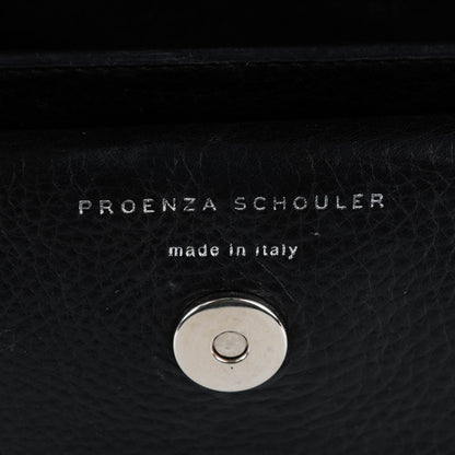 Proenza Schouler Textured Calfskin Mini PS11 Classic Shoulder Bag Black 6 of 7