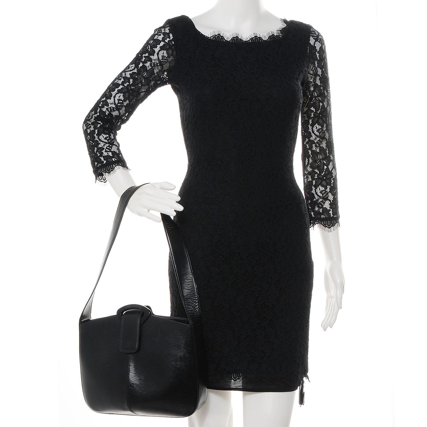 Louis Vuitton Epi Reverie Black 2 of 7