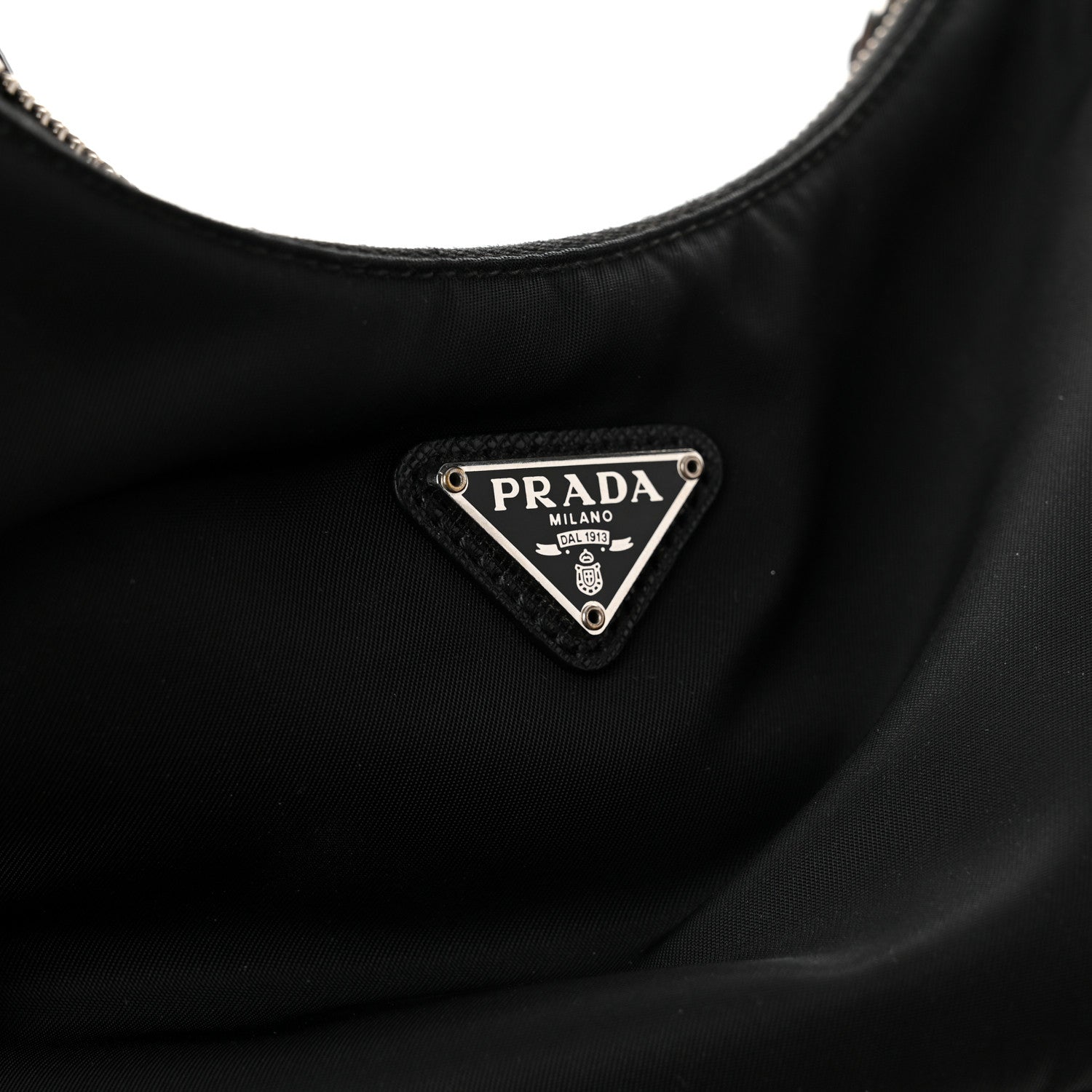 Prada Nylon Re-Edition 2005 Shoulder Bag Black 8 of 11