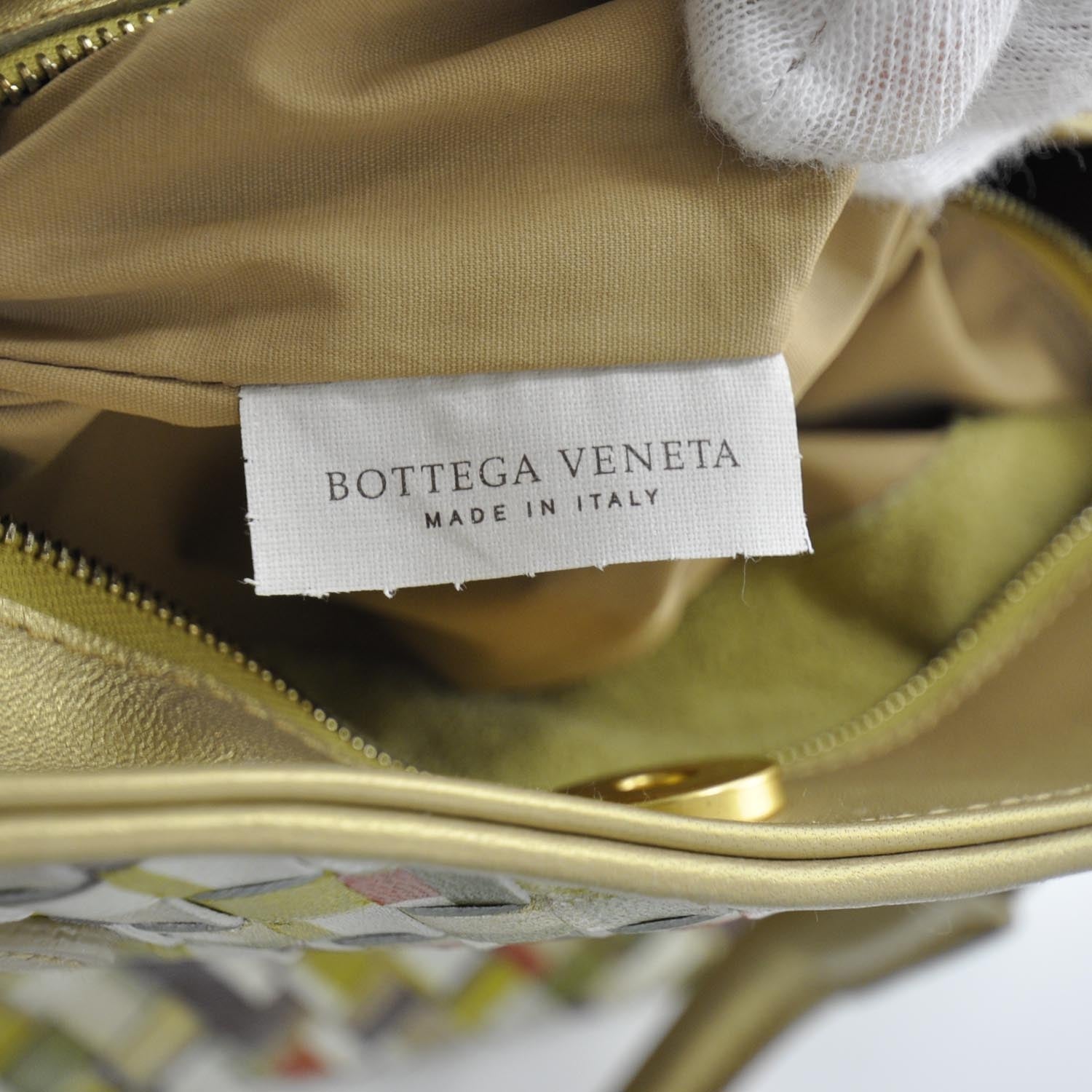 Bottega Veneta Woven Leather Satchel Multicolor 7 of 9