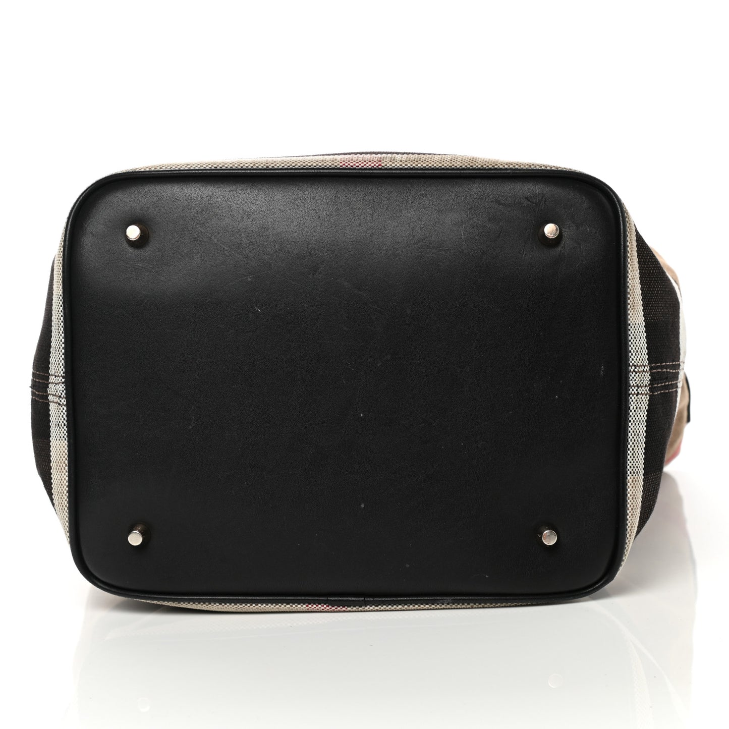 Canvas Mega Check Medium Ashby Hobo Saddle Black