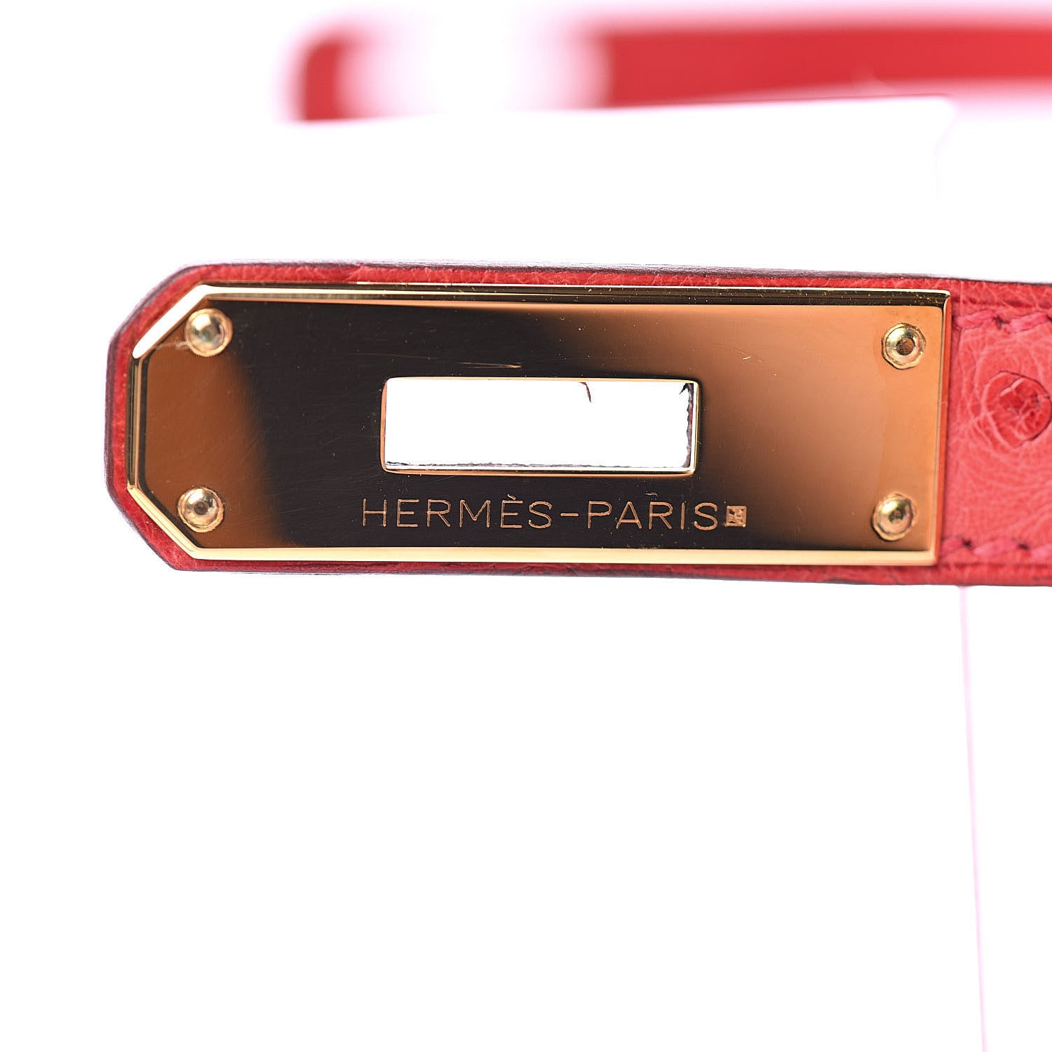 Hermes Ostrich Birkin 35 Rouge Vif 28 of 37