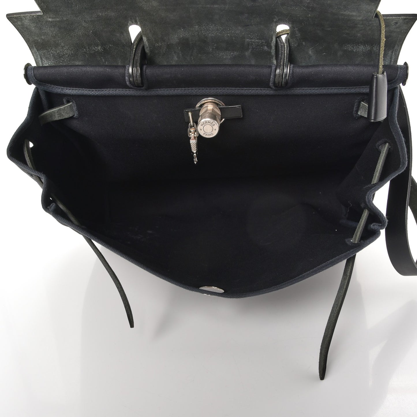 Toile Vache Calfskin Herbag 40 GM Black