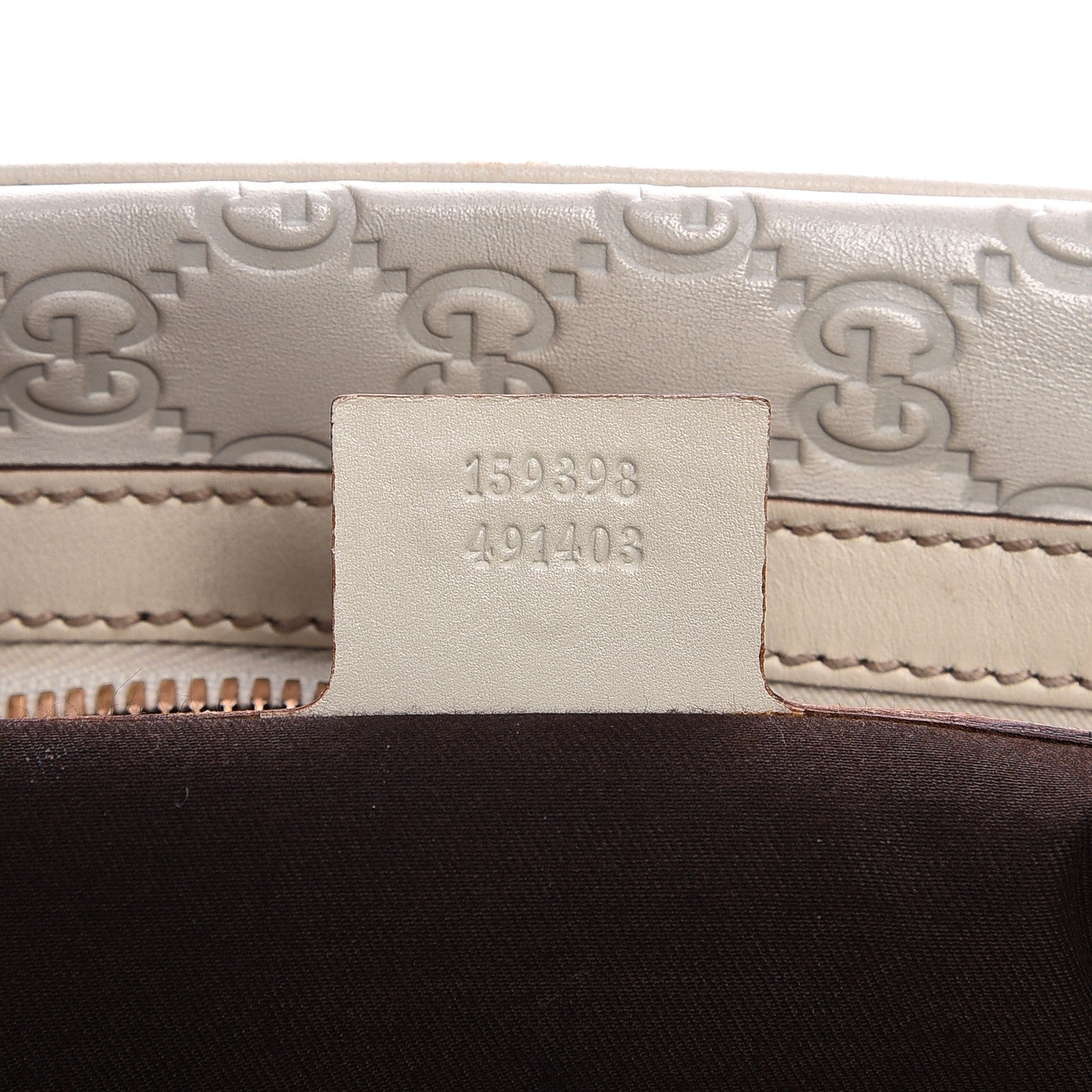 Gucci Guccissima Large Wave Boston Off White 8 of 14