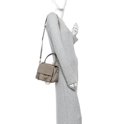 Chloe Calfskin Mini Faye Day Shoulder Bag Motty Grey 2 of 13