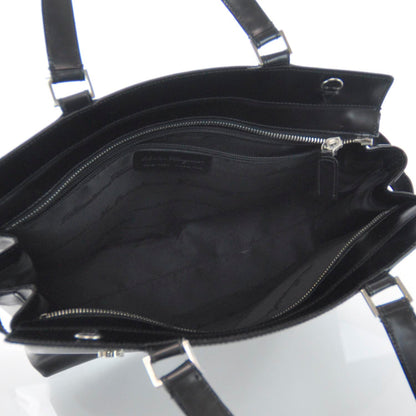 FASHIONPHILE SALVATOREFERRAGAMOLeatherGanciniBuckleToteBlack 7 of 8
