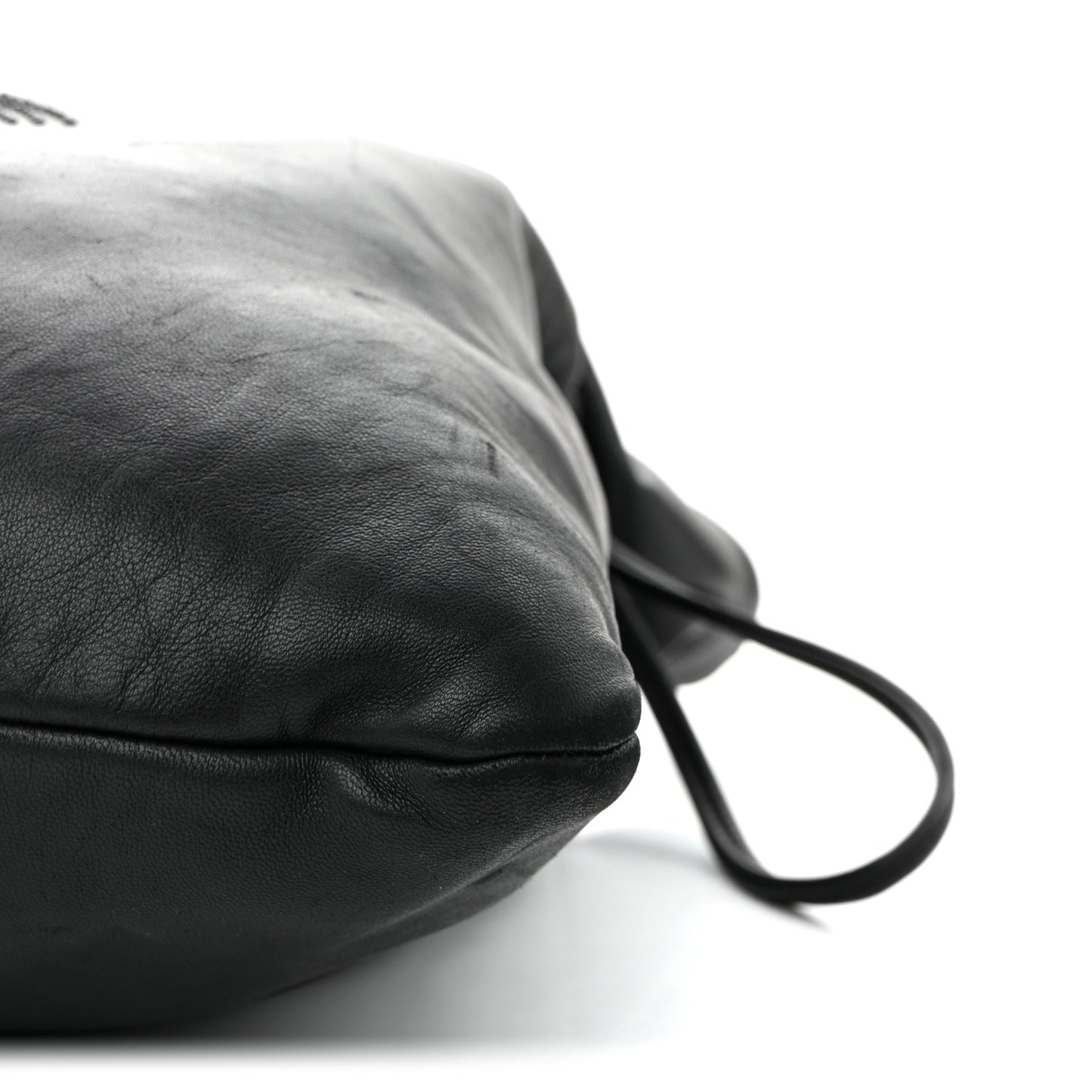 Lambskin CC Studded Bonbons Tote Black