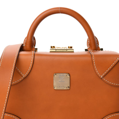 MCM Vachetta Small Berlin Crossbody Brown 9 of 9