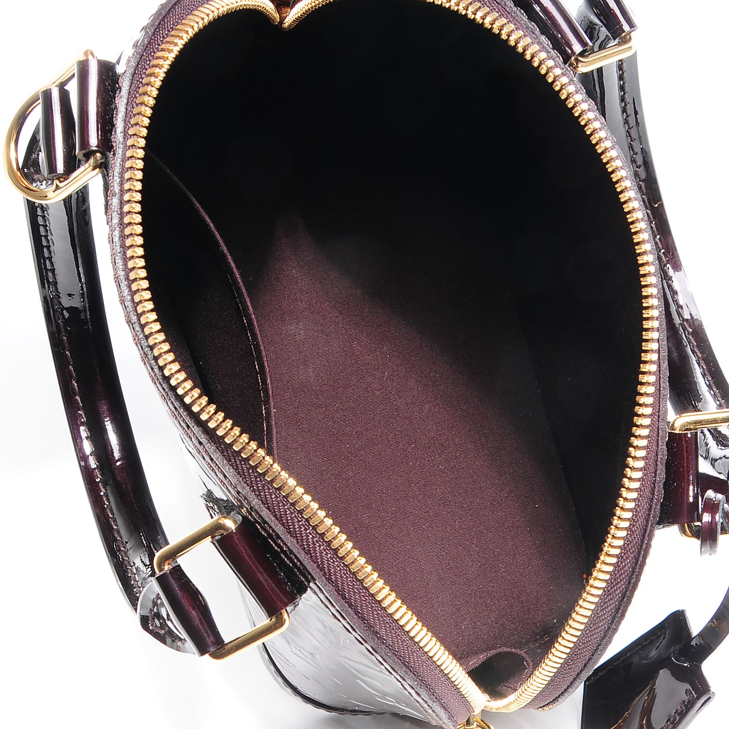 Louis Vuitton Vernis Alma BB Amarante 5 of 8