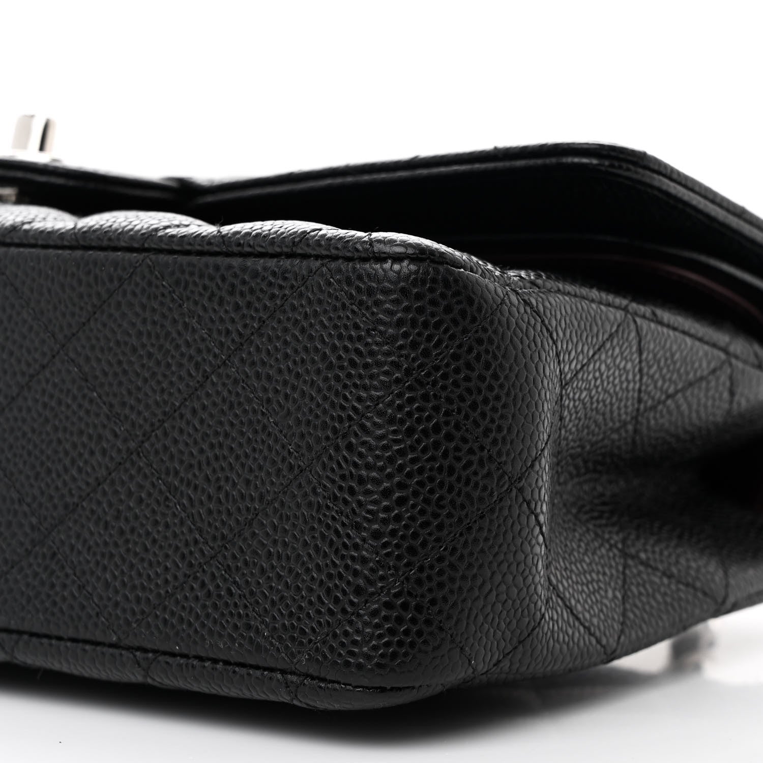 Chanel Caviar Quilted Medium Double Flap Black 10 of 11