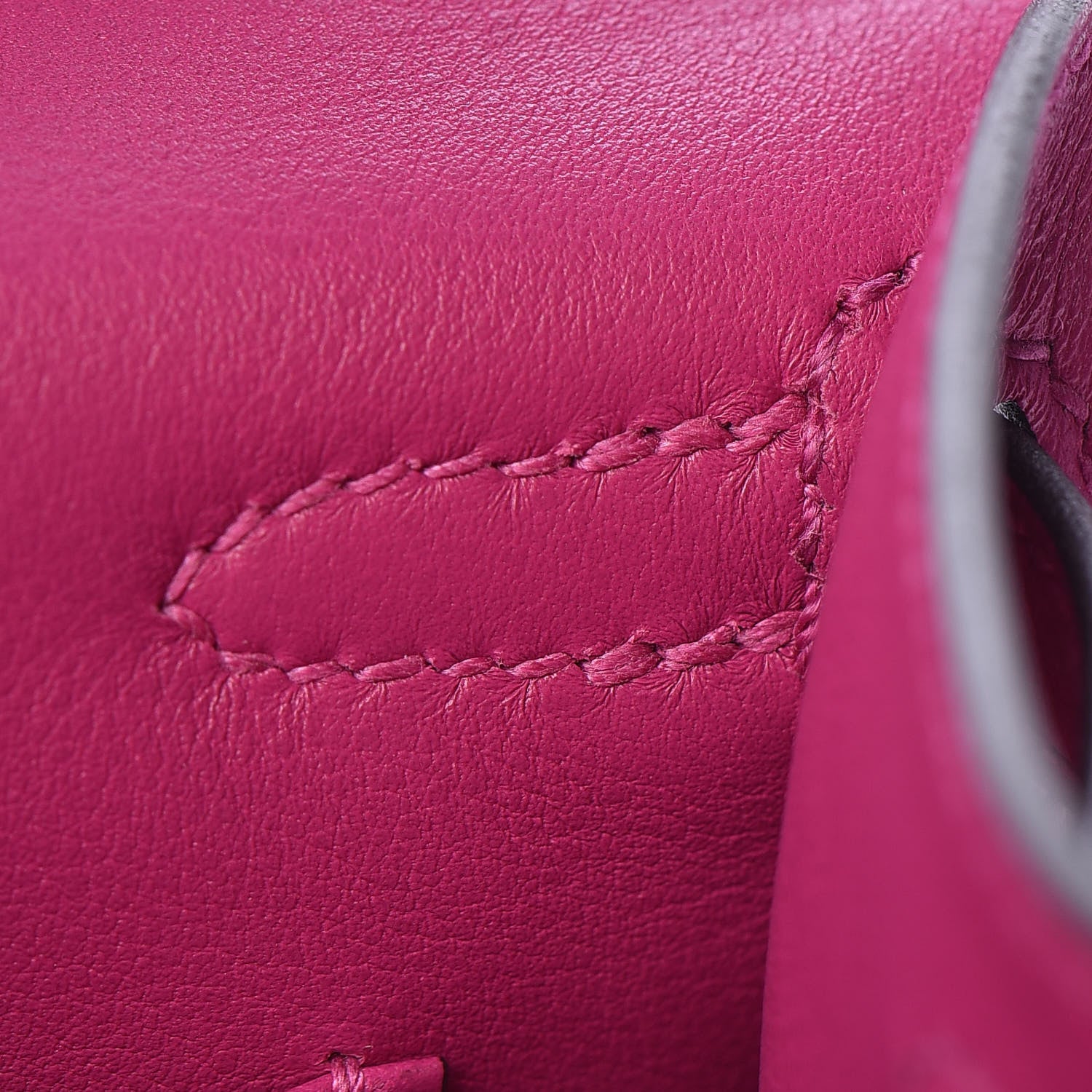 Hermes Swift Kelly Pochette Clutch Rose Pourpre 19 of 28