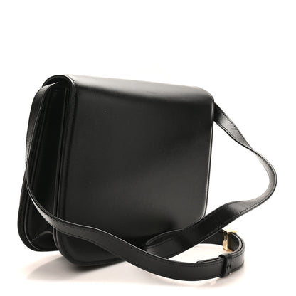 Salvatore Ferragamo Dappled Calfskin Small Fiamma Crossbody Bag  Black 3 of 11
