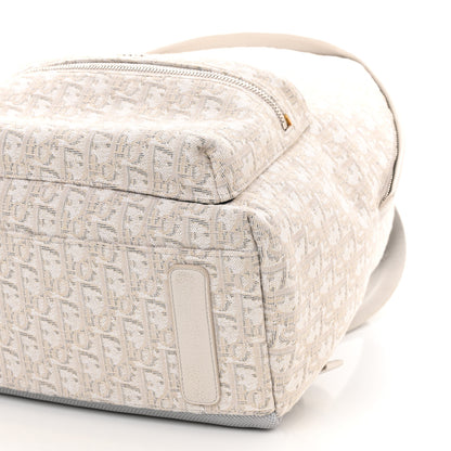 Christian Dior Oblique Calfskin Rider Backpack Beige 8 of 10