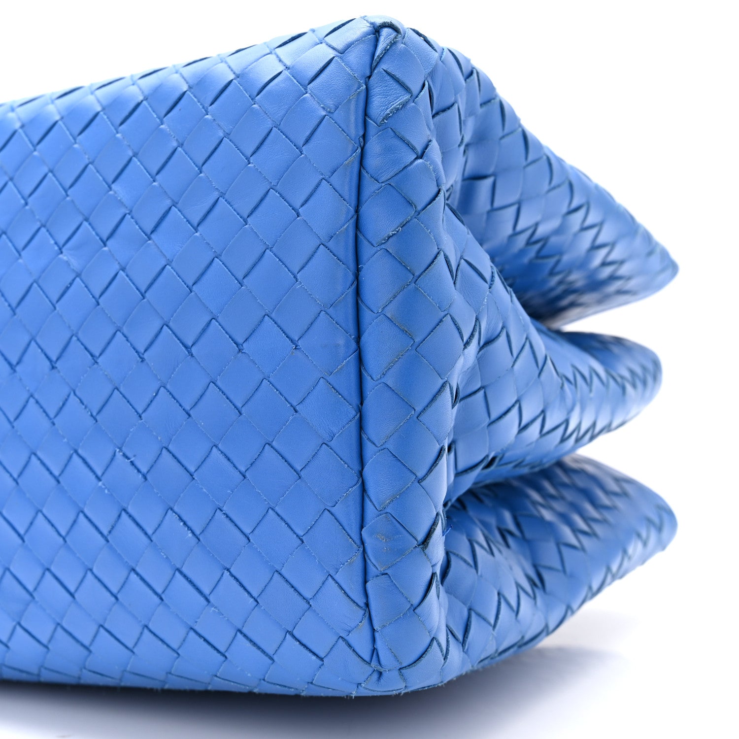 Bottega Veneta Light Calf Intrecciato Small Roma Signal Blue 10 of 10