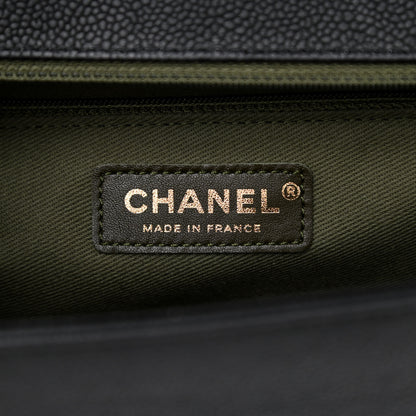 Chanel Caviar Quilted New Medium Boy Flap Black 6 of 11