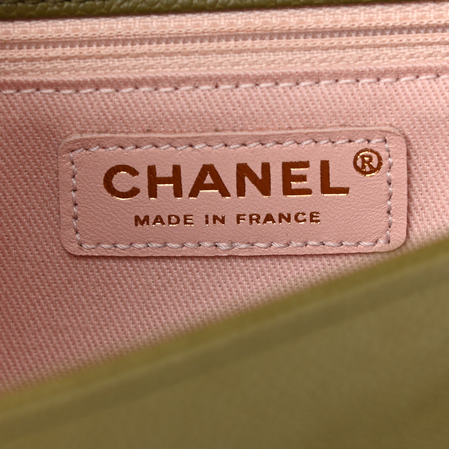 Chanel Caviar Quilted New Medium Boy Flap Khaki 6 of 11