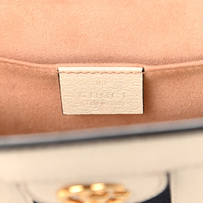 Gucci Textured Calfskin Web Small Ophidia Chain Shoulder Bag Mystic White 7 of 19