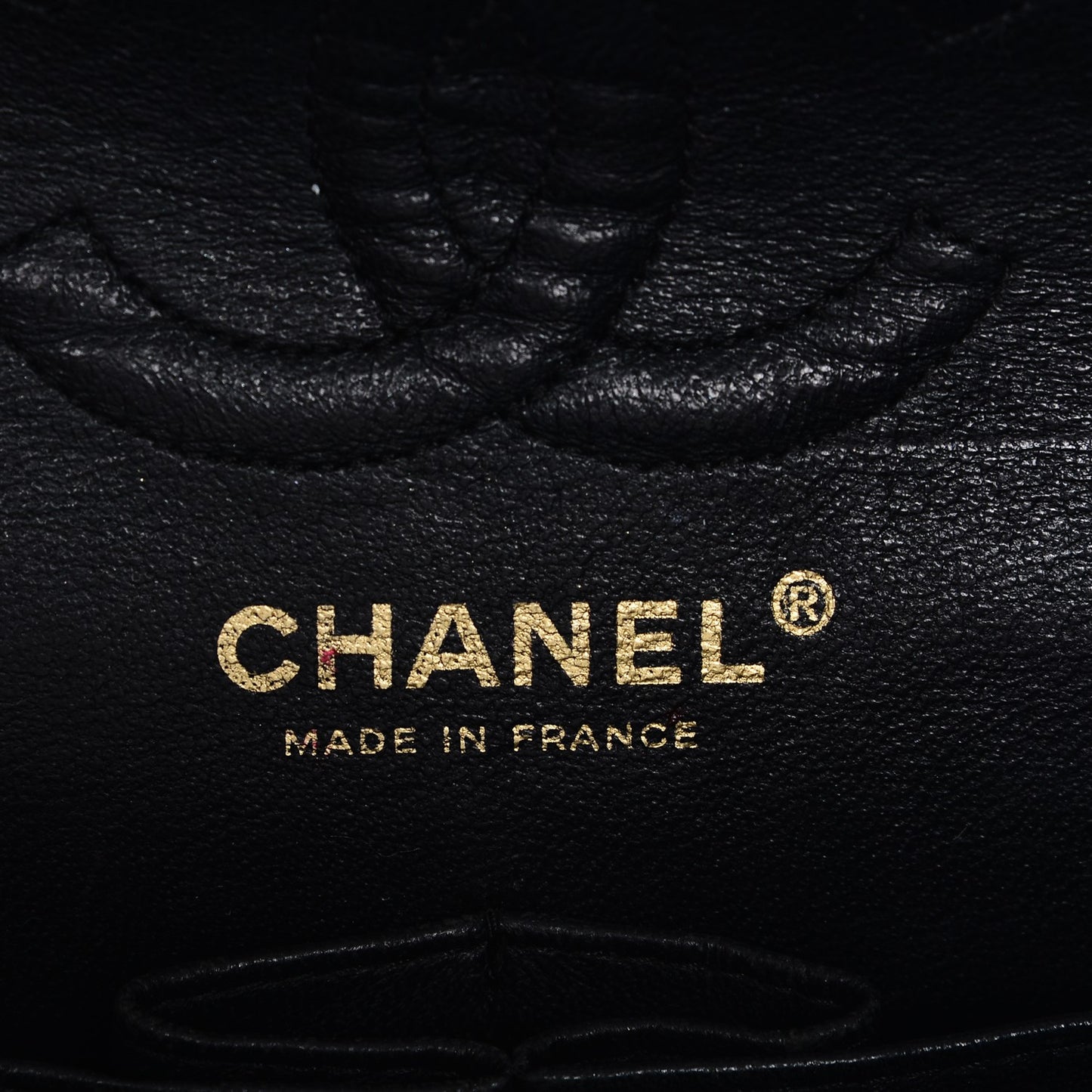 Caviar Quilted Small Double Flap Black