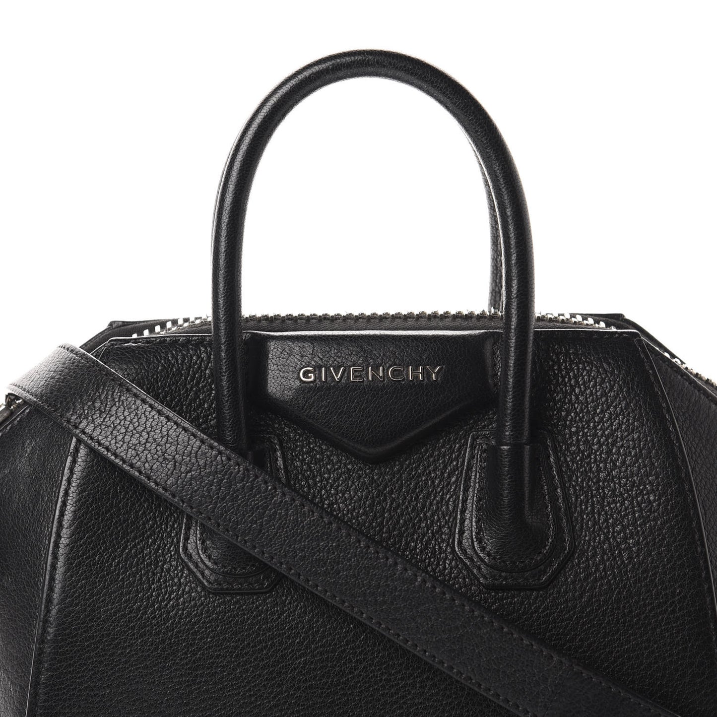 Sugar Goatskin Mini Antigona Black