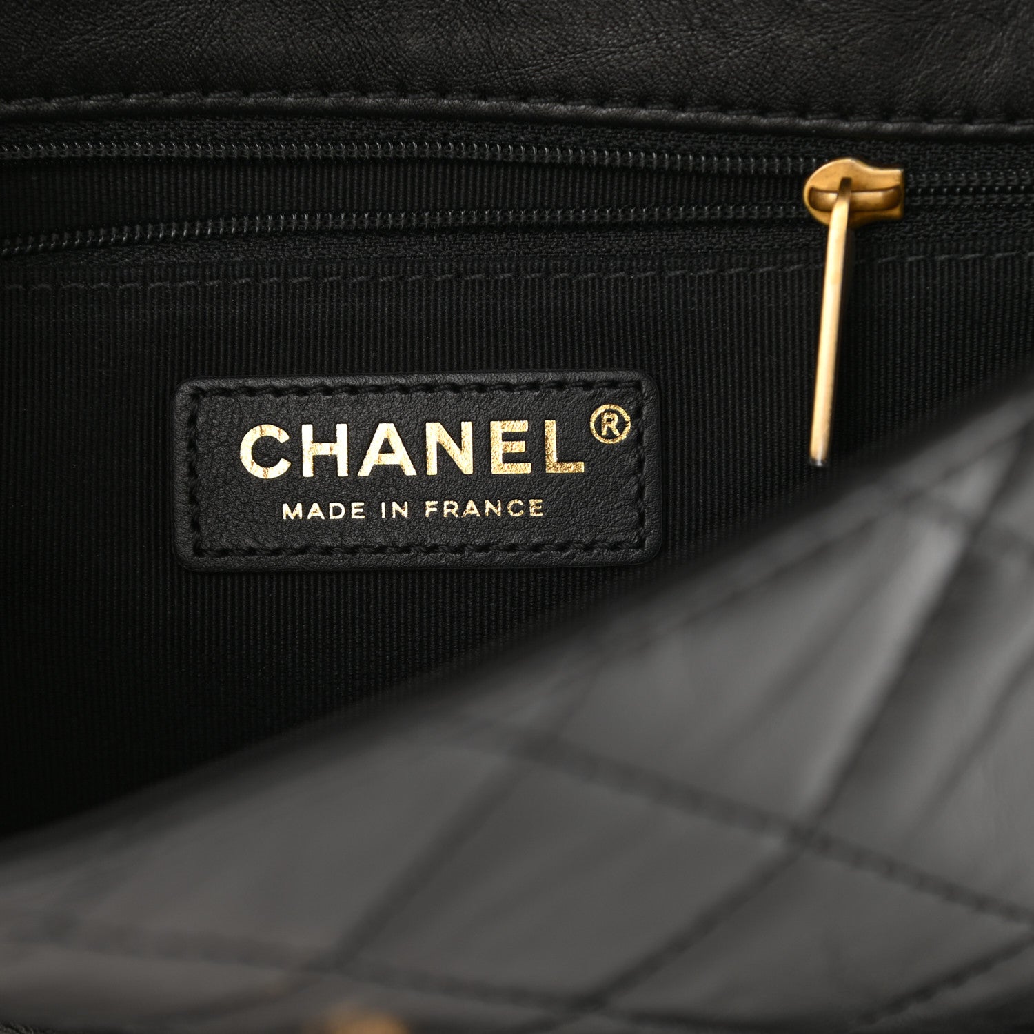 Chanel Aged Calfskin Quilted City School Flap Black 6 of 10
