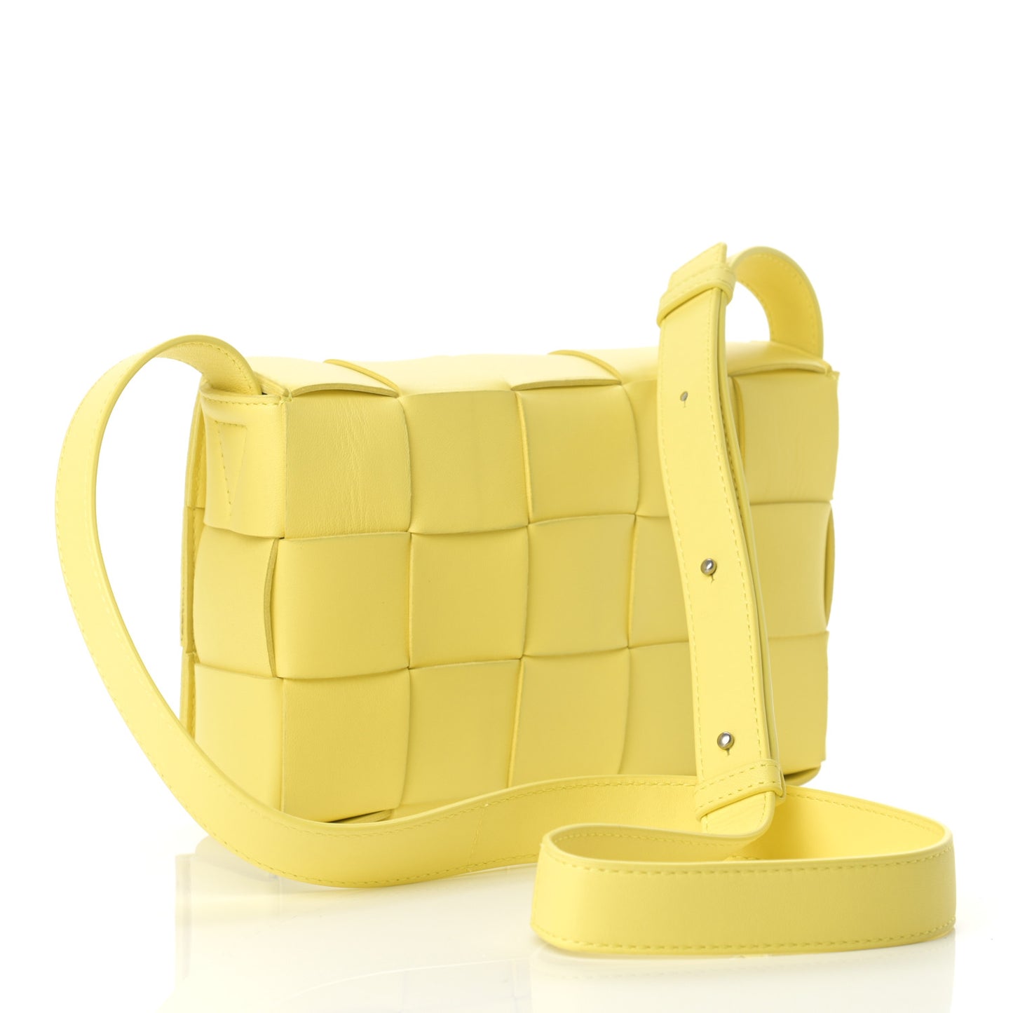 Nappa Maxi Intreccio Cassette Bag Butter