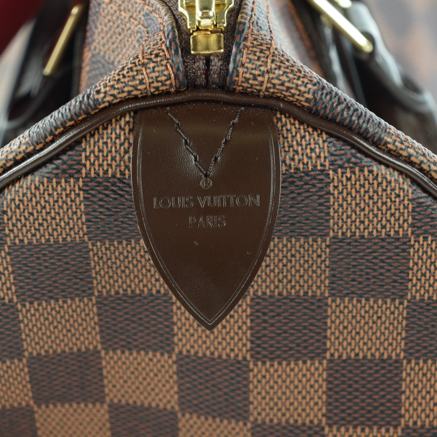 Louis Vuitton Damier Ebene Speedy 30 7 of 8