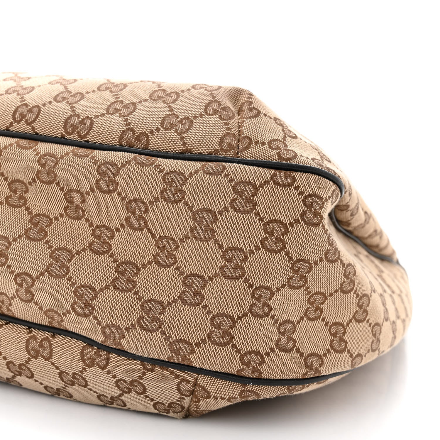 Gucci Monogram Large New Ladies Web Hobo Dark Brown 10 of 10
