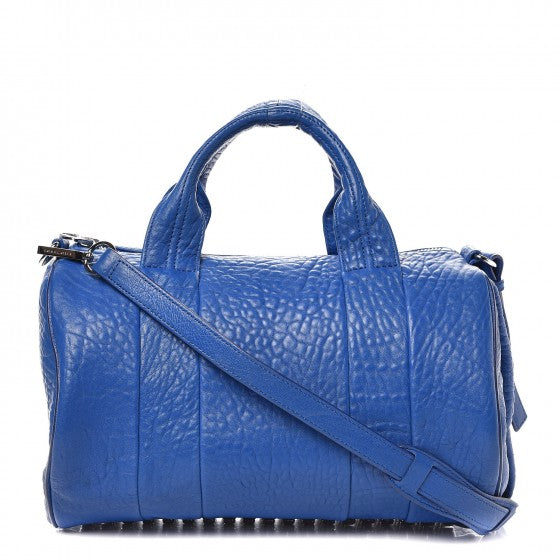 Alexander Wang Pebbled Lambskin Rocco Royal Blue 1 of 6