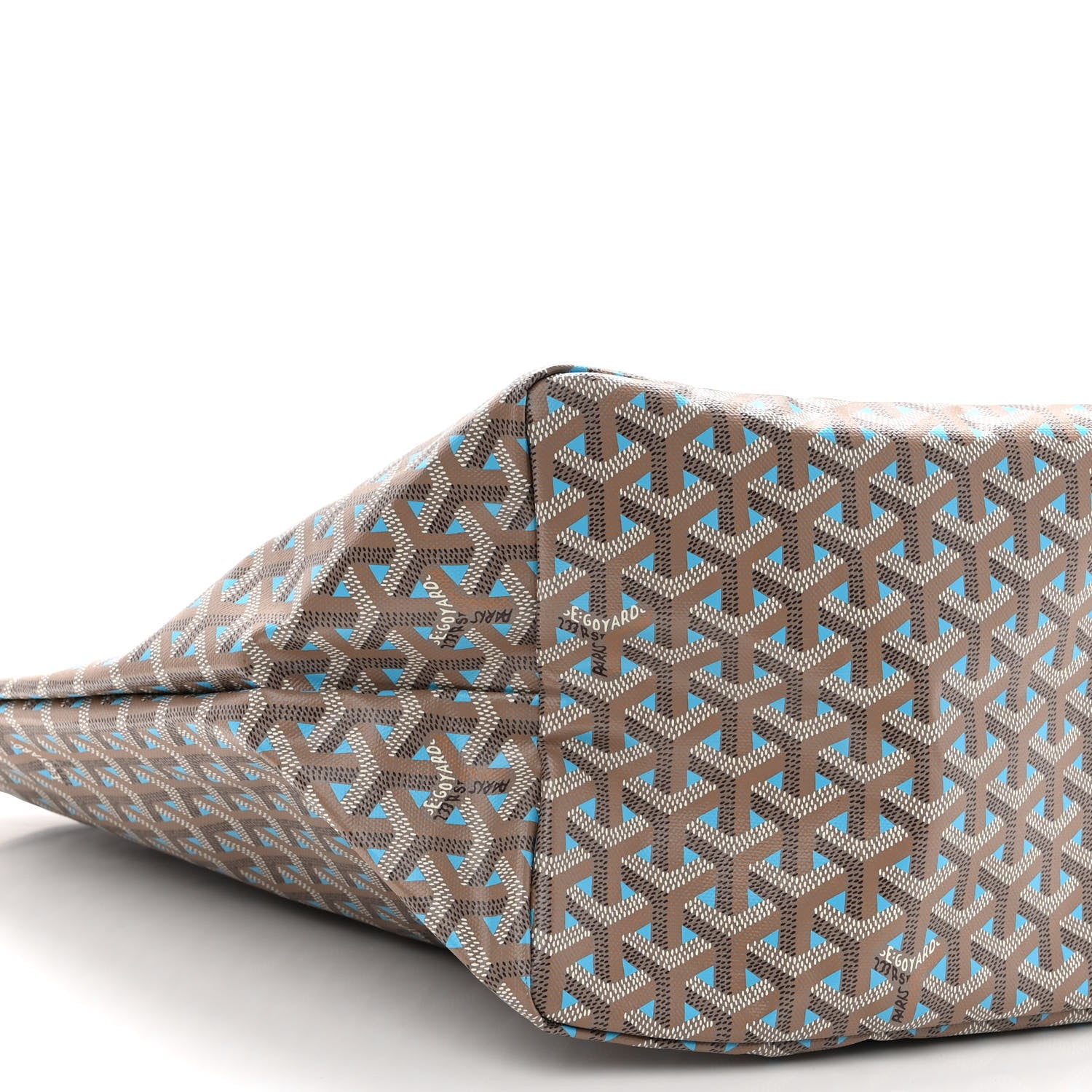 Goyard Goyardine Saint Louis Claire Voie GM Grege Turquoise 10 of 11