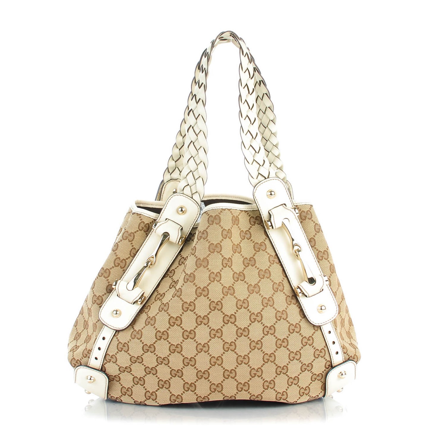 Monogram Small Pelham Shoulder Bag Off White