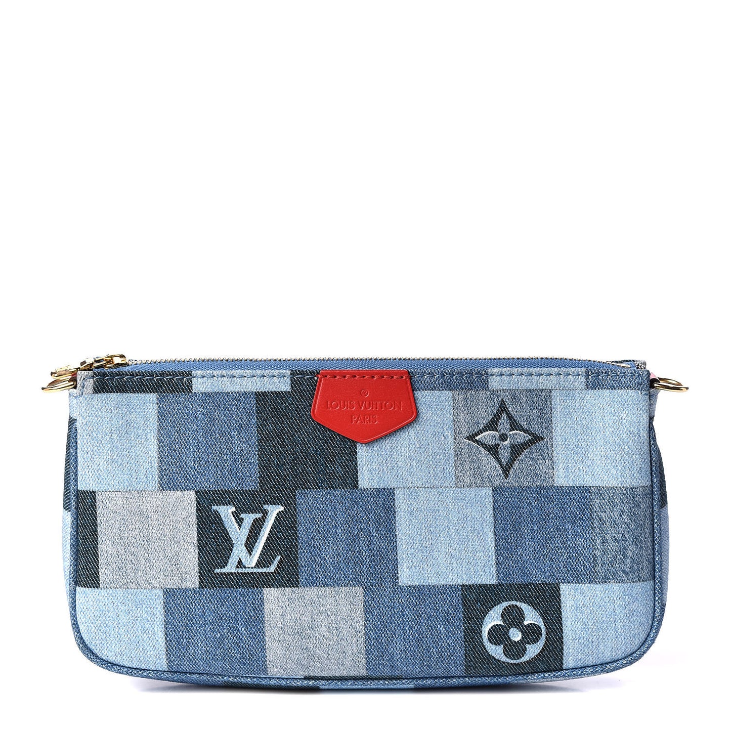 Denim Multi Pochette Accessories Large Pochette