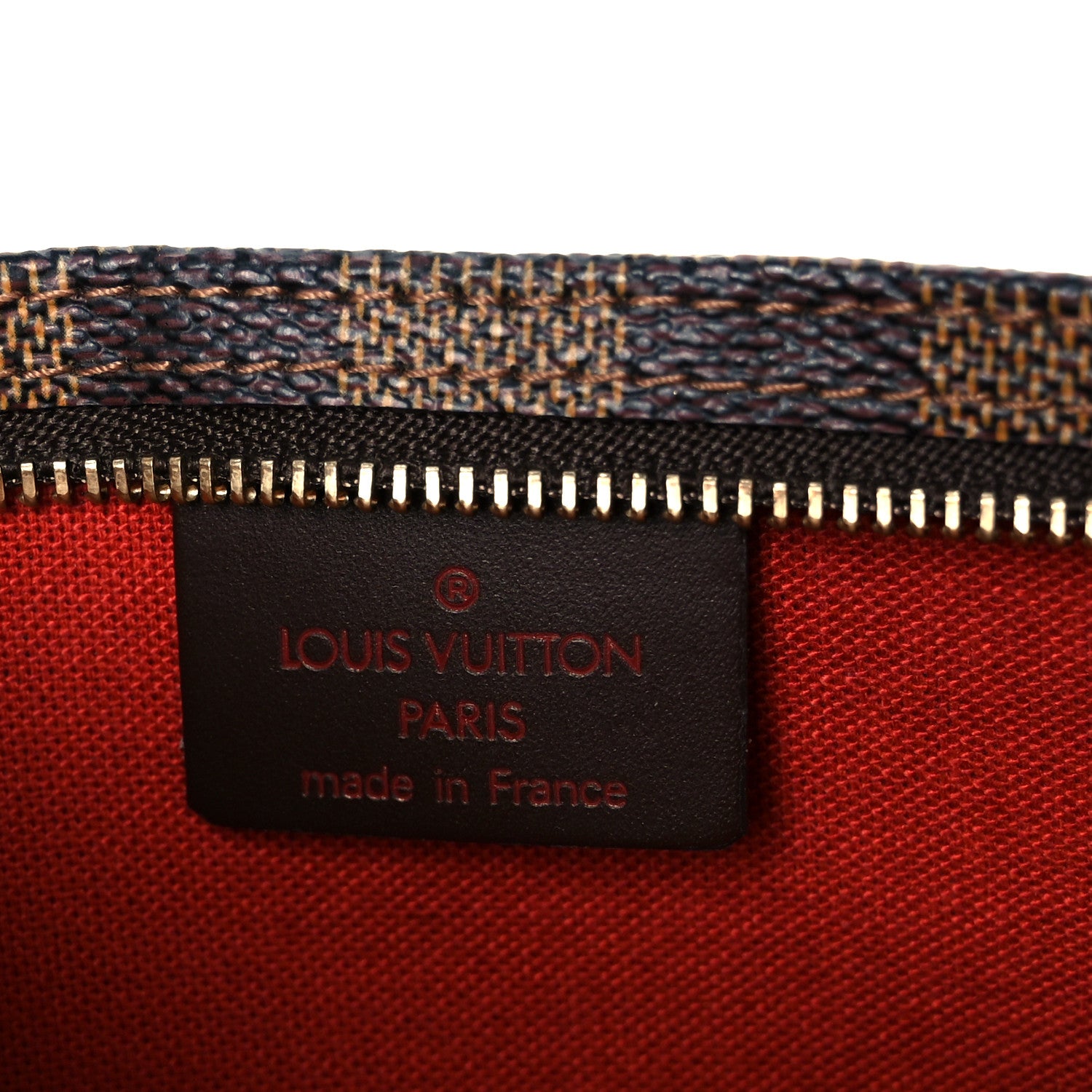 Louis Vuitton Damier Ebene Navona Pochette Accessories 6 of 10