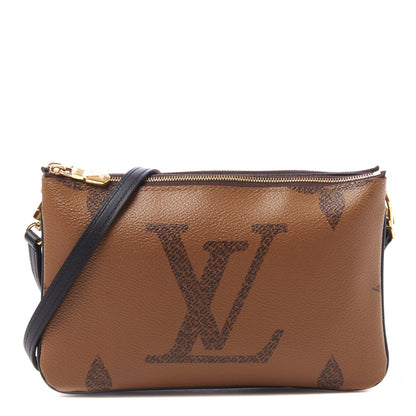 Louis Vuitton Reverse Monogram Giant Double Zip Pochette 1 of 8