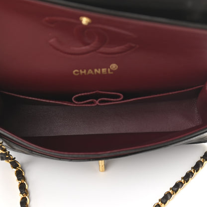 Chanel Lambskin Quilted Medium Double Flap Black 5 of 11