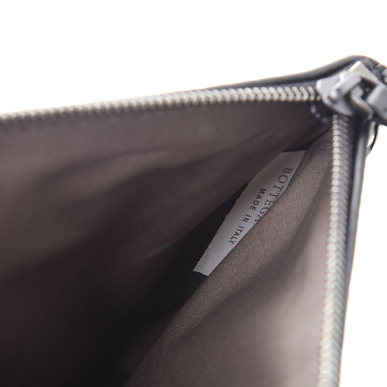 Bottega Veneta Nappa Intrecciato Flat Zip Pouch Nero Black 7 of 9