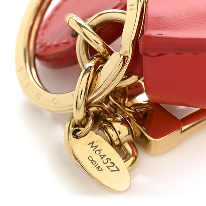 Louis Vuitton Monogram Tassel Bag Charm Red 4 of 5