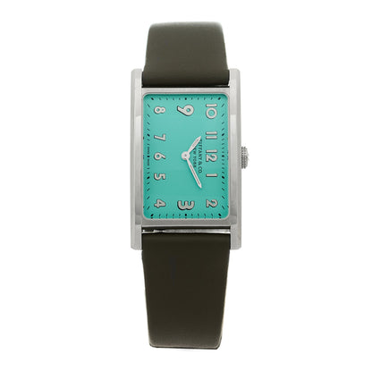 Tiffany Stainless Steel Calfskin 22mm East West Quartz Watch Tiffany Blue 1 of 5