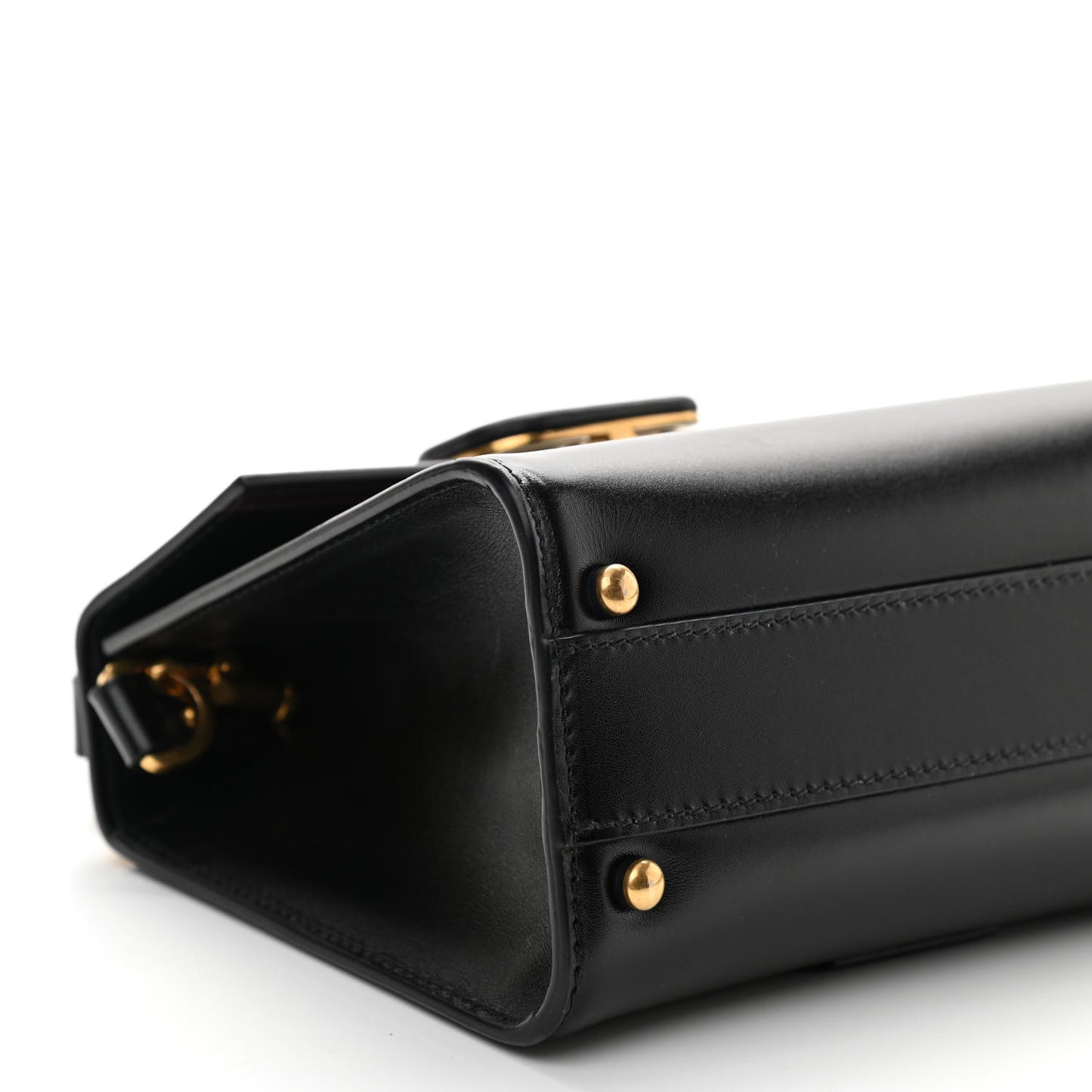 Calfskin Mini VSling Top Handle Bag