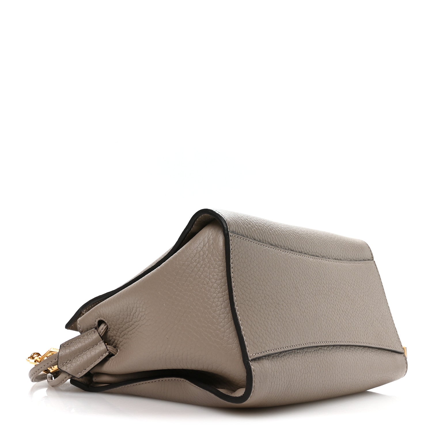 Mulberry Heavy Grain Small Iris Tote Solid Grey 4 of 11