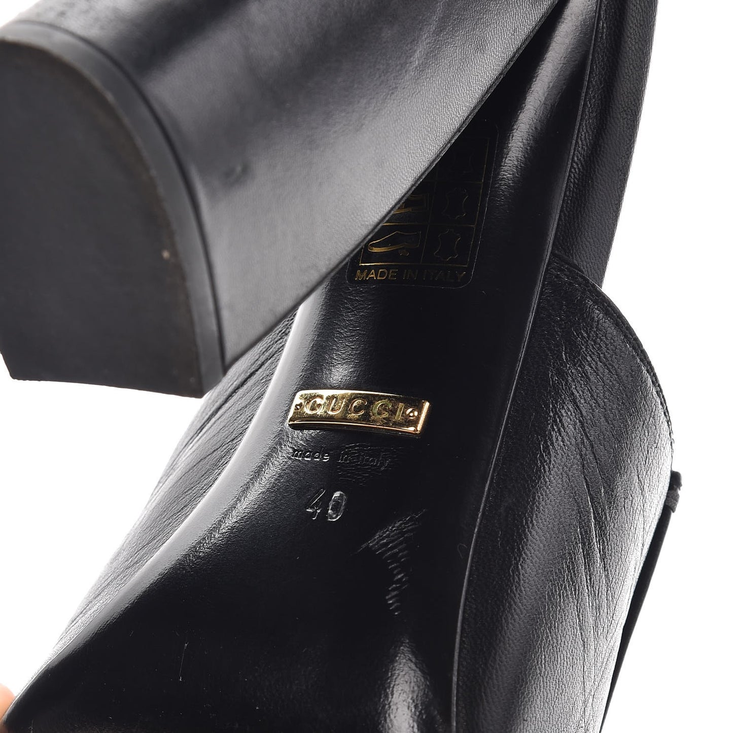 Malaga Kid Horsebit Princetown High Heel Mules 40 Black