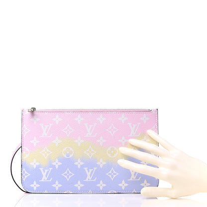 Louis Vuitton Monogram Escale Neverfull MM GM Pochette Pastel 2 of 9